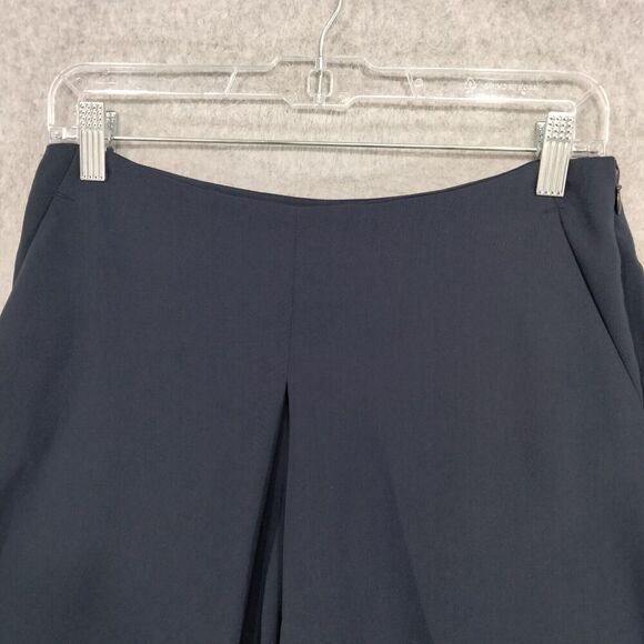 Lauren Ralph Lauren LRL Shorts Womens Size 4 Culottes Navy Blue Knee Length Wide - Picture 8 of 10